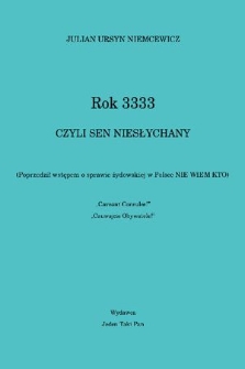 Rok 3333 czyli Sen niesłychany