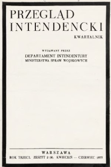 Przegląd Intendencki : kwartalnk wydawany przez Departament Intendentury Ministerstwa Spraw Wojskowych. 1935, nr 2