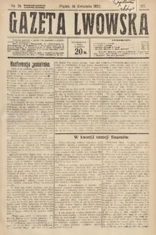 Gazeta Lwowska. 1922, nr 78