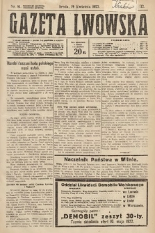 Gazeta Lwowska. 1922, nr 81