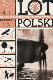 Lot i Obrona Przeciwlotniczo-Gazowa Polski. 1935, nr 1