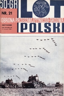 Lot i Obrona Przeciwlotniczo-Gazowa Polski. 1935, nr 21