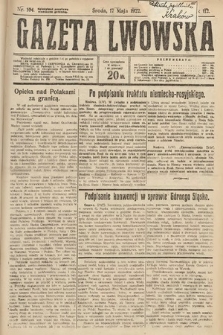 Gazeta Lwowska. 1922, nr 104