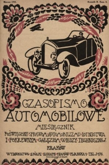 Czasopismo Automobilowe : miesięcznik poświęcony sprawom automobilizmu, lotnictwa i pokrewnym gałęziom wiedzy technicznej. 1921, nr 3