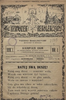 Dzwonek Rekolekcyjny z Trzebini : pisemko rekolekcyjne. 1928, nr 1