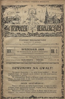 Dzwonek Rekolekcyjny z Trzebini : pisemko rekolekcyjne. 1928, nr 2