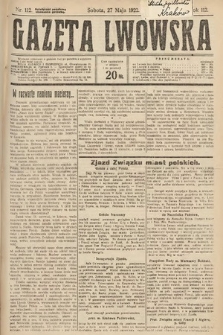 Gazeta Lwowska. 1922, nr 112
