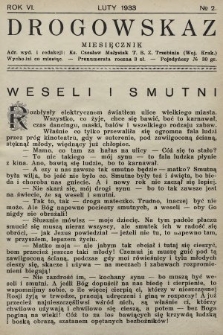 Drogowskaz : pismo rekolekcyjne z Trzebini. 1933, nr 2