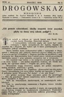 Drogowskaz : pismo rekolekcyjne z Trzebini. 1933, nr 3