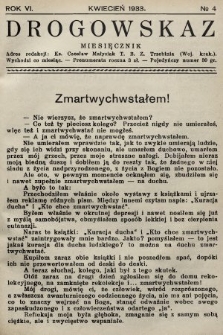 Drogowskaz : pismo rekolekcyjne z Trzebini. 1933, nr 4