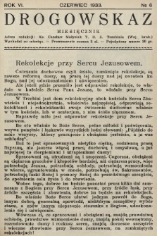 Drogowskaz : pismo rekolekcyjne z Trzebini. 1933, nr 6