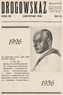 Drogowskaz : miesięcznik poświęcony rekolekcjom zamkniętym. 1936, nr 11