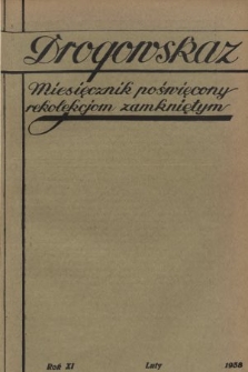 Drogowskaz : miesięcznik poświęcony rekolekcjom zamkniętym. 1938, [nr 2]