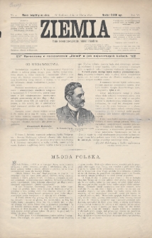 Ziemia : pismo ekonomiczno-społeczne, rolnicze i handlowe. 1897, nr 4