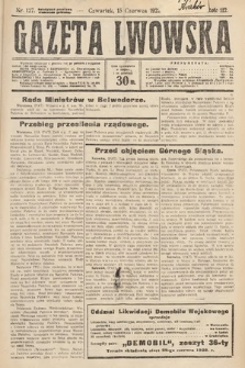 Gazeta Lwowska. 1922, nr 127