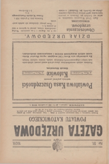 Gazeta Urzędowa Powiatu Katowickiego. 1928, nr 51 (22 grudnia)