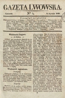 Gazeta Lwowska. 1840, nr 4