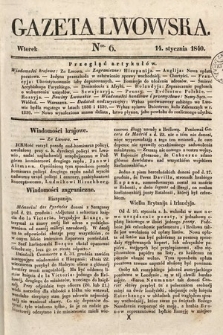 Gazeta Lwowska. 1840, nr 6
