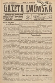 Gazeta Lwowska. 1922, nr 154