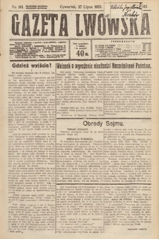Gazeta Lwowska. 1922, nr 161