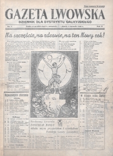 Gazeta Lwowska : dziennik dla Dystryktu Galicyjskiego. 1942, nr 1