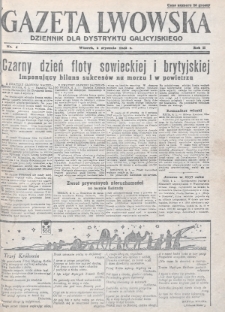 Gazeta Lwowska : dziennik dla Dystryktu Galicyjskiego. 1942, nr 4