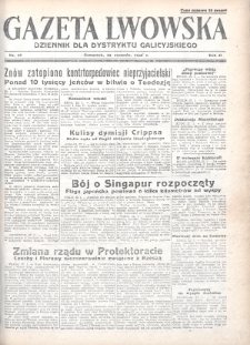 Gazeta Lwowska : dziennik dla Dystryktu Galicyjskiego. 1942, nr 18