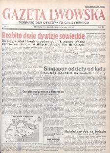Gazeta Lwowska : dziennik dla Dystryktu Galicyjskiego. 1942, nr 33