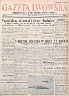 Gazeta Lwowska : dziennik dla Dystryktu Galicyjskiego. 1942, nr 37