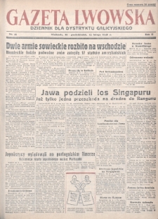 Gazeta Lwowska : dziennik dla Dystryktu Galicyjskiego. 1942, nr 45