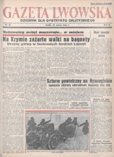Gazeta Lwowska : dziennik dla Dystryktu Galicyjskiego. 1942, nr 65