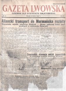 Gazeta Lwowska : dziennik dla Dystryktu Galicyjskiego. 1942, nr 76