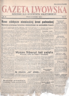 Gazeta Lwowska : dziennik dla Dystryktu Galicyjskiego. 1942, nr 92