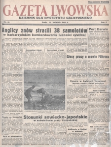 Gazeta Lwowska : dziennik dla Dystryktu Galicyjskiego. 1942, nr 99
