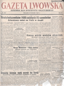 Gazeta Lwowska : dziennik dla Dystryktu Galicyjskiego. 1942, nr 100