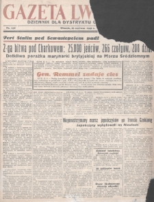 Gazeta Lwowska : dziennik dla Dystryktu Galicyjskiego. 1942, nr 138