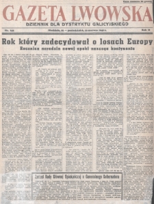 Gazeta Lwowska : dziennik dla Dystryktu Galicyjskiego. 1942, nr 143