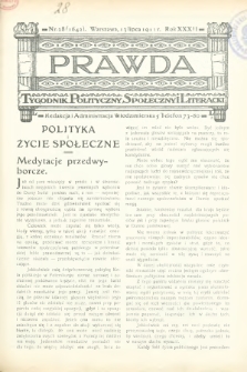 Prawda : tygodnik polityczny, społeczny i literacki. 1912, nr 28