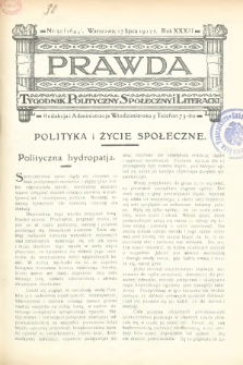 Prawda : tygodnik polityczny, społeczny i literacki. 1912, nr 30