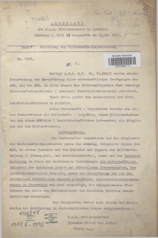 Amtsblatt des k. u. k. Kreiskommandos in Opoczno. Jg.3, Teil 6 (12 Mai 1917)
