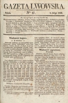 Gazeta Lwowska. 1840, nr 17