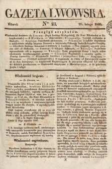 Gazeta Lwowska. 1840, nr 18