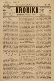 Kronika : pismo polityczne, ekonomiczne i literackie. 1880, nr 81