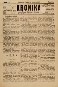 Kronika : pismo polityczne, ekonomiczne i literackie. 1880, nr 88