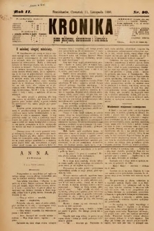 Kronika : pismo polityczne, ekonomiczne i literackie. 1880, nr 90