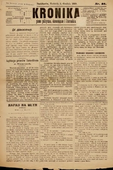 Kronika : pismo polityczne, ekonomiczne i literackie. 1880, nr 97