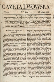 Gazeta Lwowska. 1840, nr 24