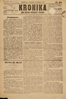 Kronika : pismo polityczne, ekonomiczne i literackie. 1880, nr 98