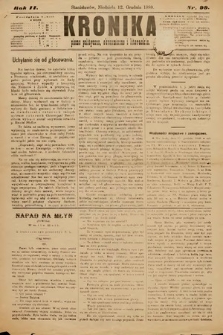 Kronika : pismo polityczne, ekonomiczne i literackie. 1880, nr 99