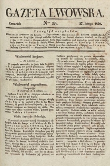 Gazeta Lwowska. 1840, nr 25